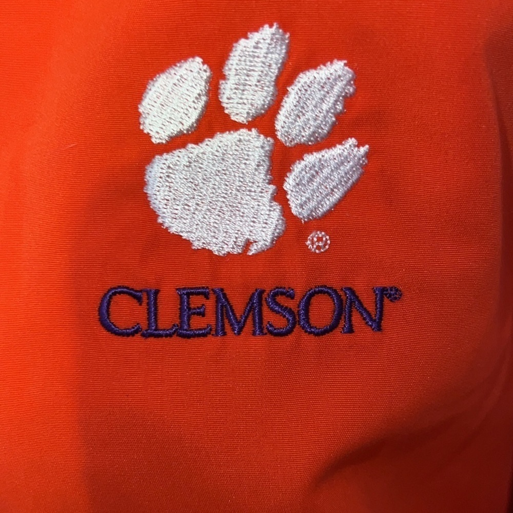 Vantage Clemson Oversized Pullover Windbreaker S - image 3